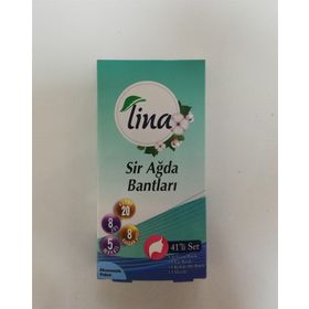 Lina Set Mavi 41 Adet Sir Ağda Bandı