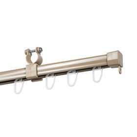 Linadora 110 cm Bej U Biçimli Perde Rayı