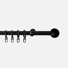 Linadora 200 cm Siyah Metal Rustik Kugel