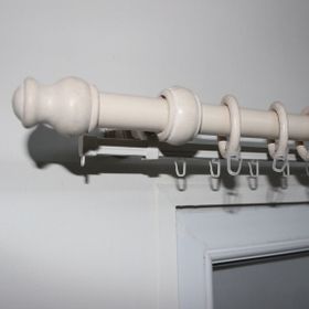 Linadora 28 mm 120 cm Beyaz Ahşap Rustik