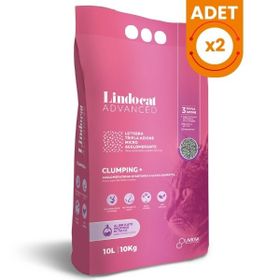 Lindo Cat Advanced Bebek Pudralı Ekstra Güçlü Topaklanan Gri 2x10 lt Kedi Kumu