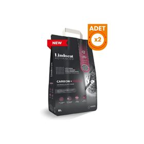 Lindo Cat Advanced Carbon Aktif Karbonlu Fresh Kokulu Kalın Taneli 2x8 lt Kedi Kumu