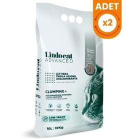 Lindo Cat Advanced Pati İzi Bırakmayan Ekstra Topaklanan Bentonit 2x10 lt Kedi Kumu