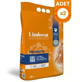 Lindo Cat Advanced Probiotic Bakteri Önleyici Topaklanan 2x10 lt Kedi Kumu