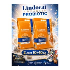 Lindo Cat Advanced Probiotic Bakteri Önleyici Topaklanan 2x10 lt Kedi Kumu