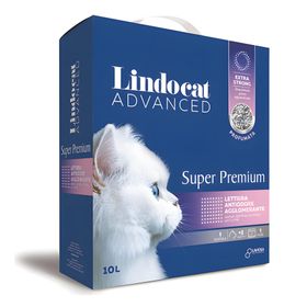 Lindo Cat Advanced Süper Premium Extra Güçlü Pudra Kokulu Topaklanan Bentonit 10 lt Kedi Kumu