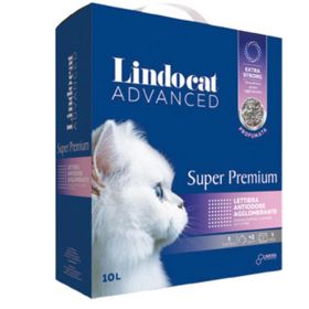 Lindo Cat Advanced Süper Premium Extra Güçlü Pudra Kokulu Topaklanan Bentonit 10 lt Kedi Kumu