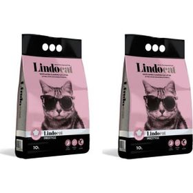 Lindo Cat Hijyenik Topaklaşan Baby Powder Kalın Taneli 2x10 lt Kedi Kumu