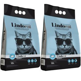Lindo Cat Kalın Taneli Sabun Kokulu Topaklanan Bentonit 2x10 lt Kedi Kumu
