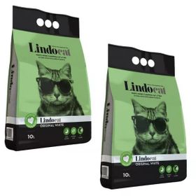 Lindo Cat Kokusuz Bentonit Topaklanan İnce Taneli 2x10 lt Kedi Kumu