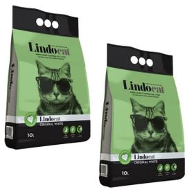 Lindo Cat Kokusuz Bentonit Topaklanan İnce Taneli 2x10 lt Kedi Kumu