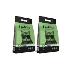 Lindo Cat Kokusuz Bentonit Topaklanan İnce Taneli 2x10 lt Kedi Kumu