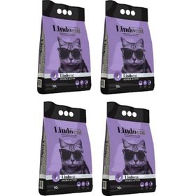 Lindo Cat Lavanta ve Argan Kokulu İnce Taneli Topaklaşan 4x5 lt Kedi Kumu