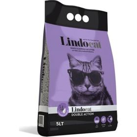 Lindo Cat Lavanta ve Argan Kokulu İnce Taneli Topaklaşan 5 lt Bentonit Kedi Kumu