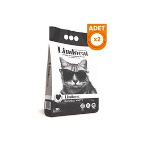 Lindo Cat Natural Kalın Taneli Kokusuz Topaklanan 2x10 lt Kedi Kumu