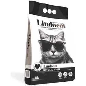 Lindo Cat Natural White Kokusuz Kalın Taneli Topaklanan 10 lt Kedi Kumu