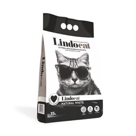 Lindo Cat Natural White Kokusuz Kalın Taneli Topaklanan 10 lt Kedi Kumu