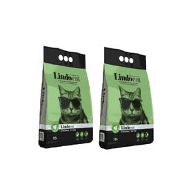 Lindo Cat Naturel Kokusuz İnce Tane 2x10 lt Kedi Kumu