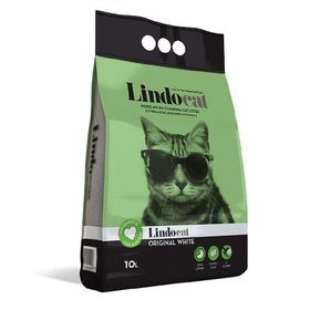 Lindo Cat Original İnce Taneli Kokusuz Topaklanan 10 lt Kedi Kumu