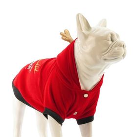 Lindo Club N. Deer Beden 3 Kırmızı Köpek Sweatshirt
