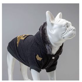 Lindo Dogs Army General Antrasit Beden 6 Sweatshirt Köpek Kıyafeti