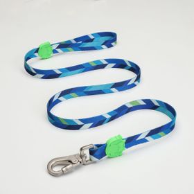 Lindo Dogs Blue Dream Mavi Yeşil Medium Köpek Gezdirme Kayışı