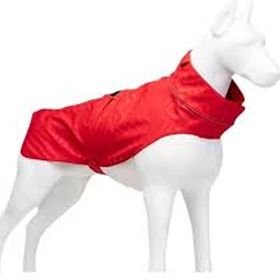 Lindo Dogs Kırmızı Beden 1 Softshell Red Stripe Köpek Yağmurluğu