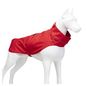 Lindo Dogs Kırmızı Beden 7 Softshell Red Stripe Köpek Yağmurluğu