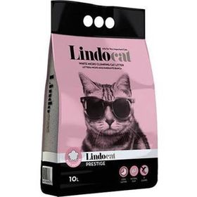 Lindocat 10 lt Pudralı Topaklaşan Kalın Taneli Kedi Kumu