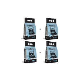 Lindocat 4x5 lt Marsilya Sabunu İnce Taneli Topaklanan Kedi Kumu
