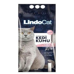 LindoCat Topaklanan Parfümlü 10 lt Kedi Kumu