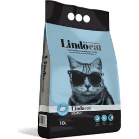 Lindocat Topaklaşan Sabunlu İnce Taneli 10 lt Kedi Kumu