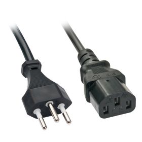 Lindy 30418 Siyah C13 Coupler Güç Kablosu