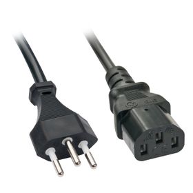 Lindy 30418 Siyah C13 Coupler Güç Kablosu