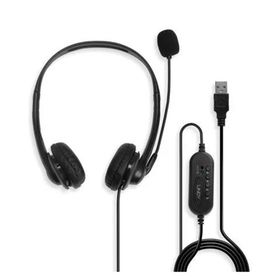 Lindy 42870 Siyah Headset Mikrofonlu Saç Bandı Kulaklık