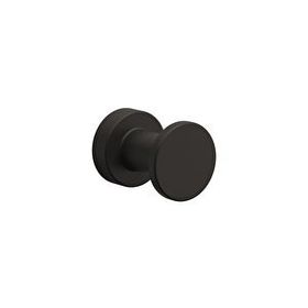 Line Bathroom Master Mat Siyah Bornoz Askılık