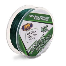 Lineaeffe Made in Japan 0,18 mm 150 mt 4 Örgü Yeşil İp