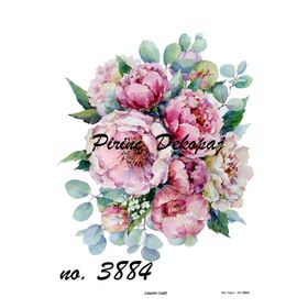 Lineart 3884 Pirinç Dekupaj Kağıdı