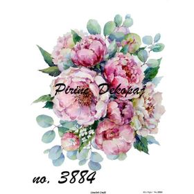 Lineart 3884 Pirinç Dekupaj Kağıdı