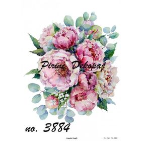 Lineart 3884 Pirinç Dekupaj Kağıdı