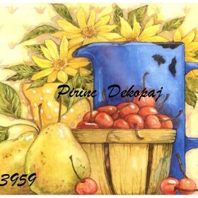 Lineart 3959 Pirinç Dekupaj Kağıdı