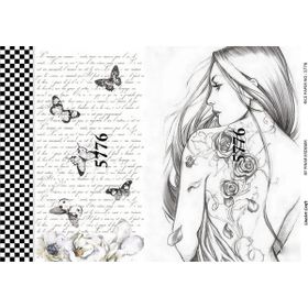 Lineart LA-5776 Pirinç Dekupaj Kağıdı
