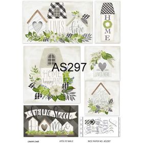 Lineart LA-AS297 Pirinç Dekupaj Kağıdı