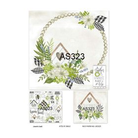 Lineart LA-AS323 Pirinç Dekupaj Kağıdı