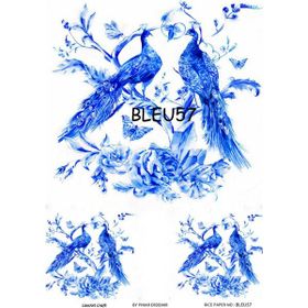 Lineart LA-BLUE57 Pirinç Dekupaj Kağıdı