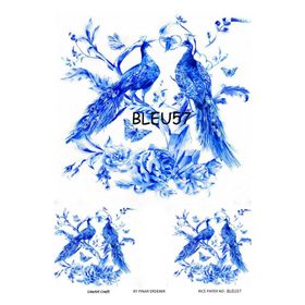Lineart LA-BLUE57 Pirinç Dekupaj Kağıdı