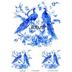 Lineart LA-BLUE57 Pirinç Dekupaj Kağıdı