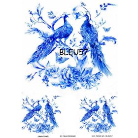Lineart LA-BLUE57 Pirinç Dekupaj Kağıdı