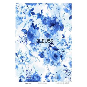 Lineart LA-BLUE59 Pirinç Dekupaj Kağıdı