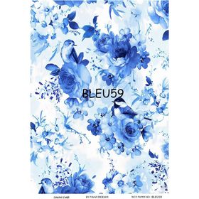 Lineart LA-BLUE59 Pirinç Dekupaj Kağıdı